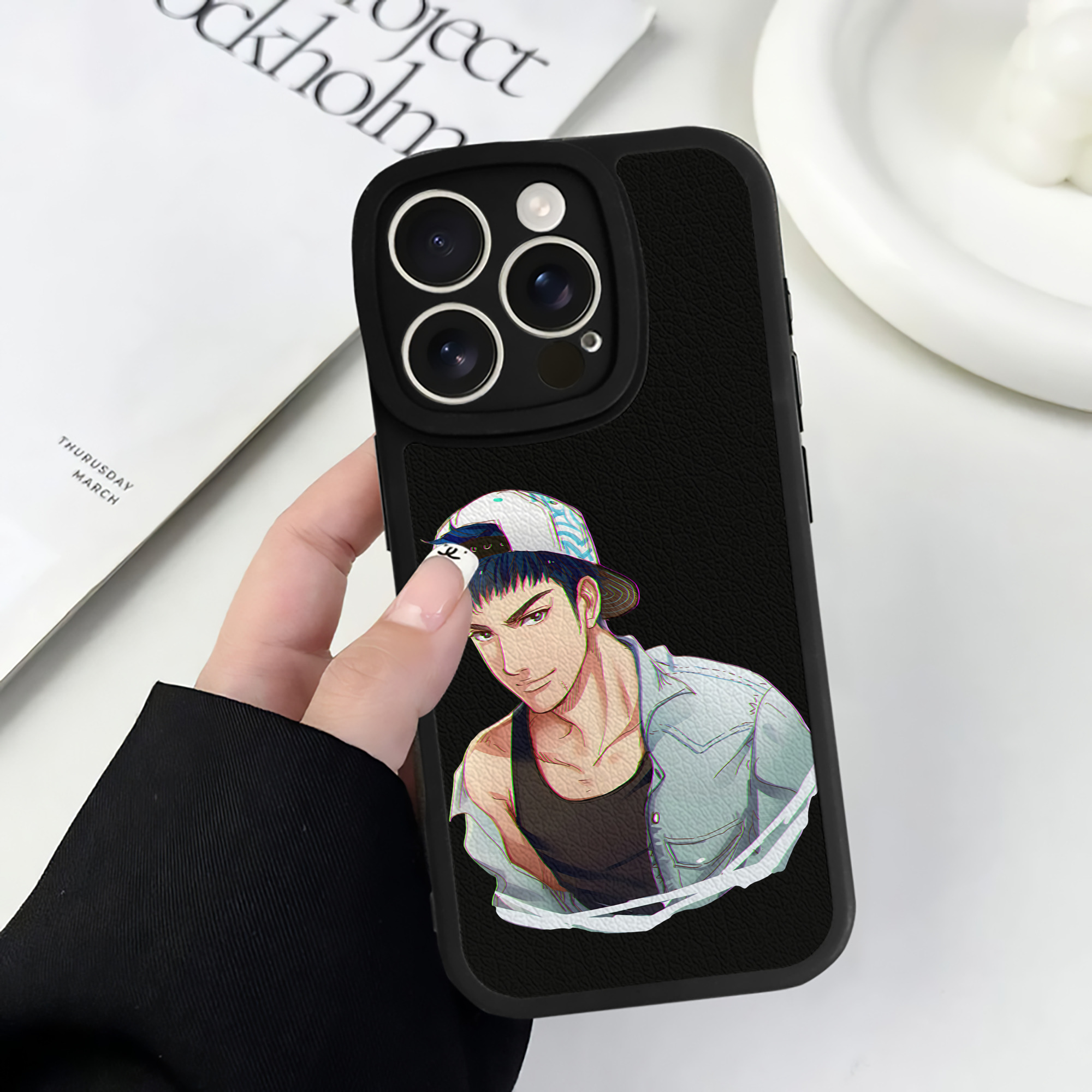 （画像用） SLAM DUNK／スラムダンク 【iPhone 16シリーズ対応】シリコンスマホケース（レザー調） 材質：シリコン